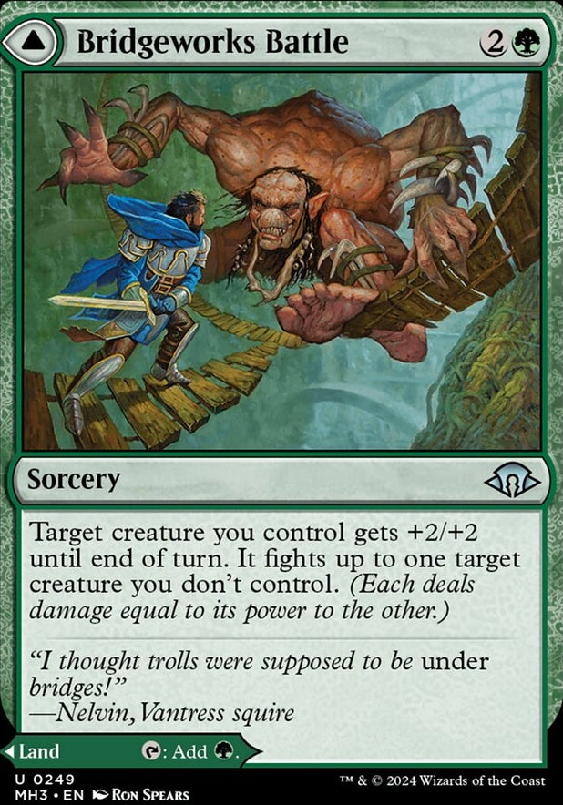 Bridgeworks Battle // Tanglespan Bridgeworks [#0249] (MH3-U-FOIL)