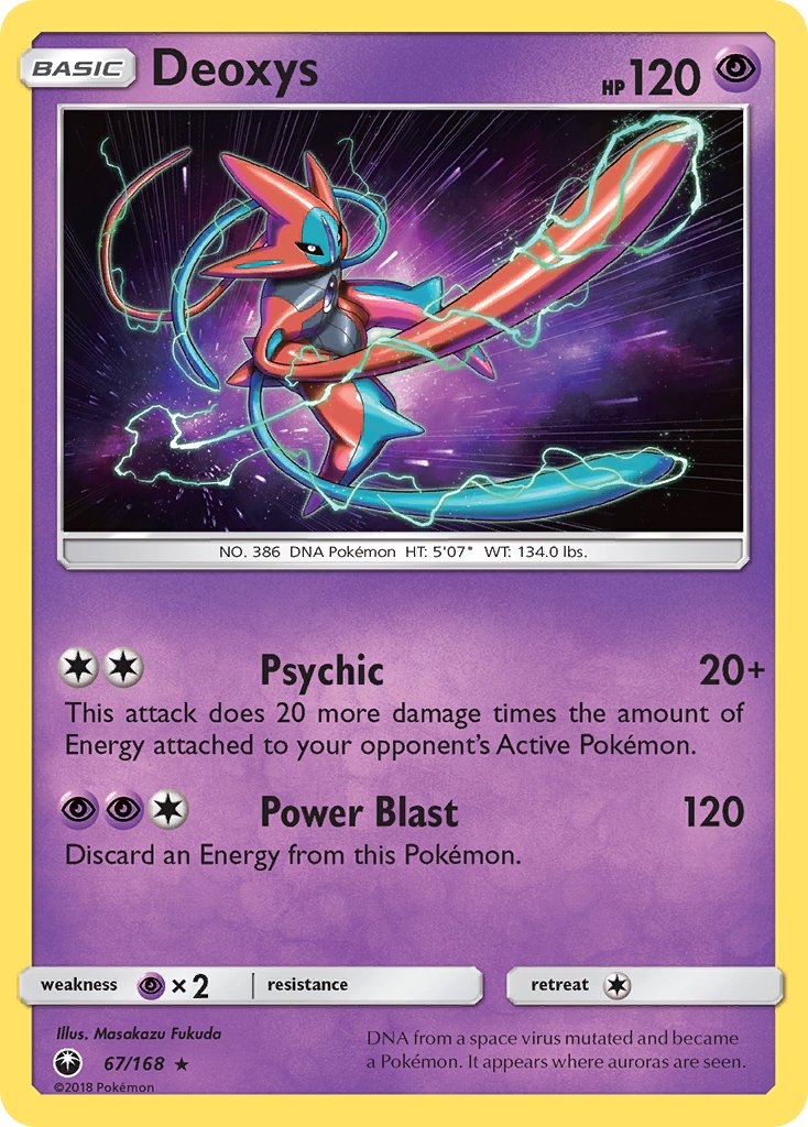 Deoxys - 067/168 (CES) Holo Rare - Near Mint Holofoil