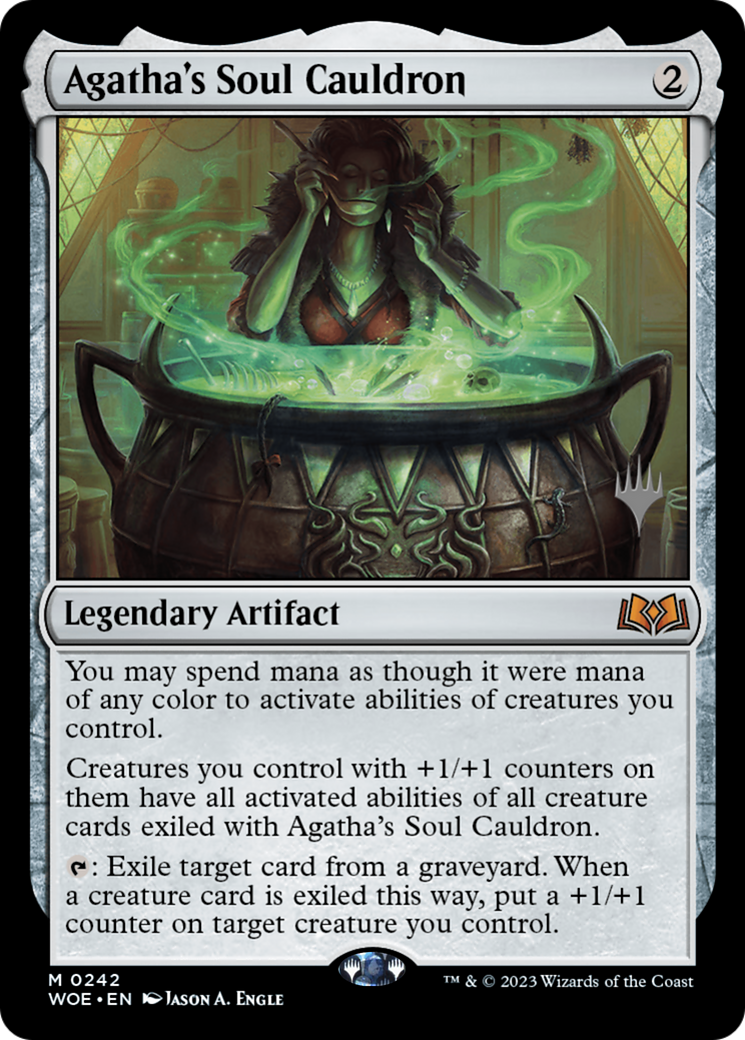 Agatha's Soul Cauldron [#0242] (WOE-M-PP-FOIL)
