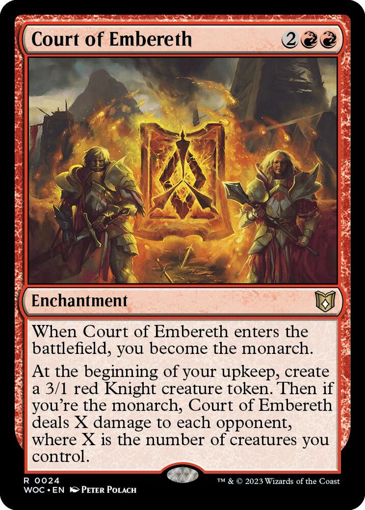 Court of Embereth [#0024 New Commander Cards] (WOC-R-FOIL)