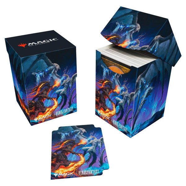 Ultra-PRO: Deck Box 100+ - MTG: Final Fantasy: Ifrit & Bahamut
