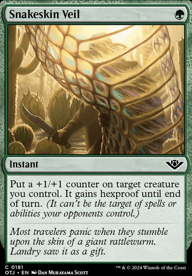 Snakeskin Veil [#0181] (OTJ-C-FOIL)