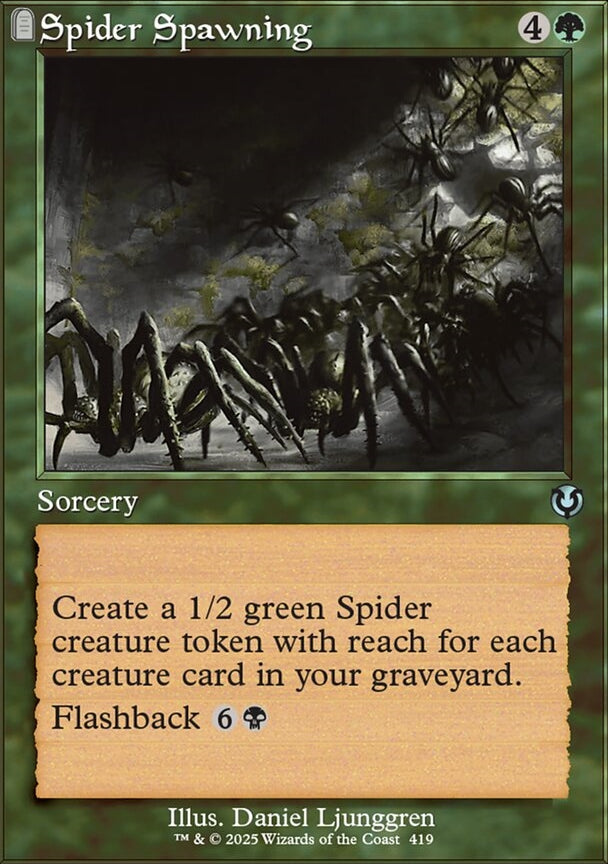 Spider Spawning [ #0419 Retro Frame ] (INR-U-FOIL)
