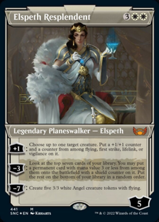 Elspeth Resplendent [ #441 Etched Foil ] (SNC-M)