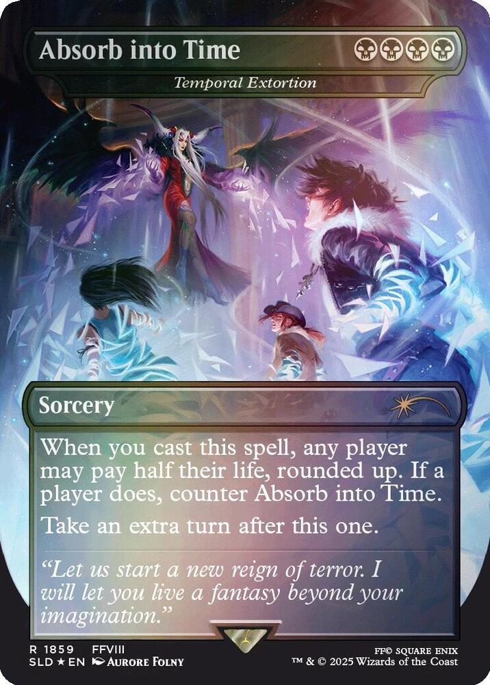 Absorb into Time [Temporal Extortion] [#1859] (SLD-R-FOIL)