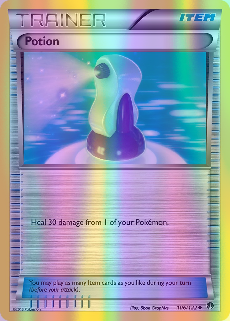 Potion - 106/122 (BKP) Uncommon - Near Mint Reverse Holofoil