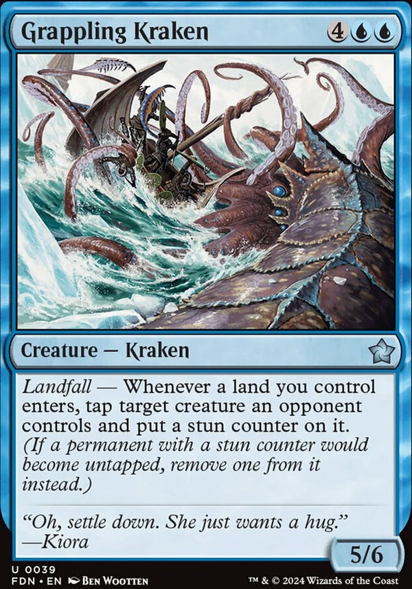 Grappling Kraken [#0039] (FDN-U-FOIL)