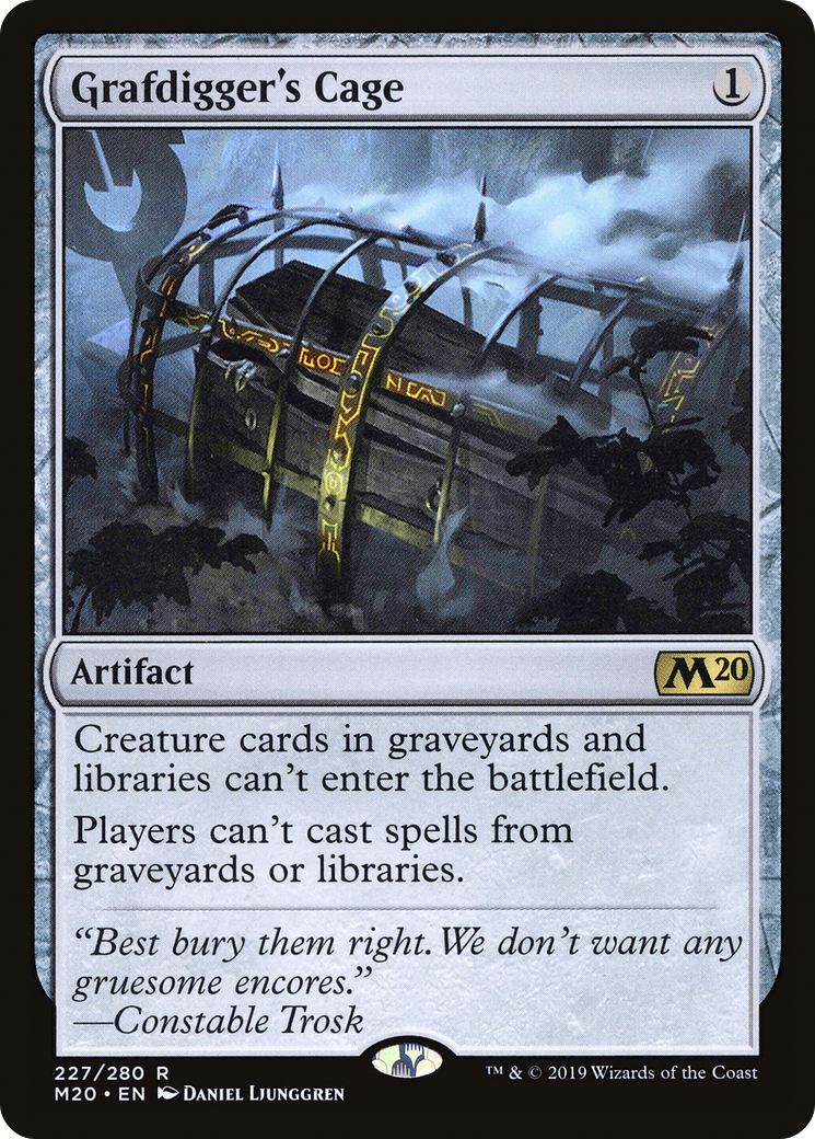Grafdigger's Cage (M20-R) - Moderate Play