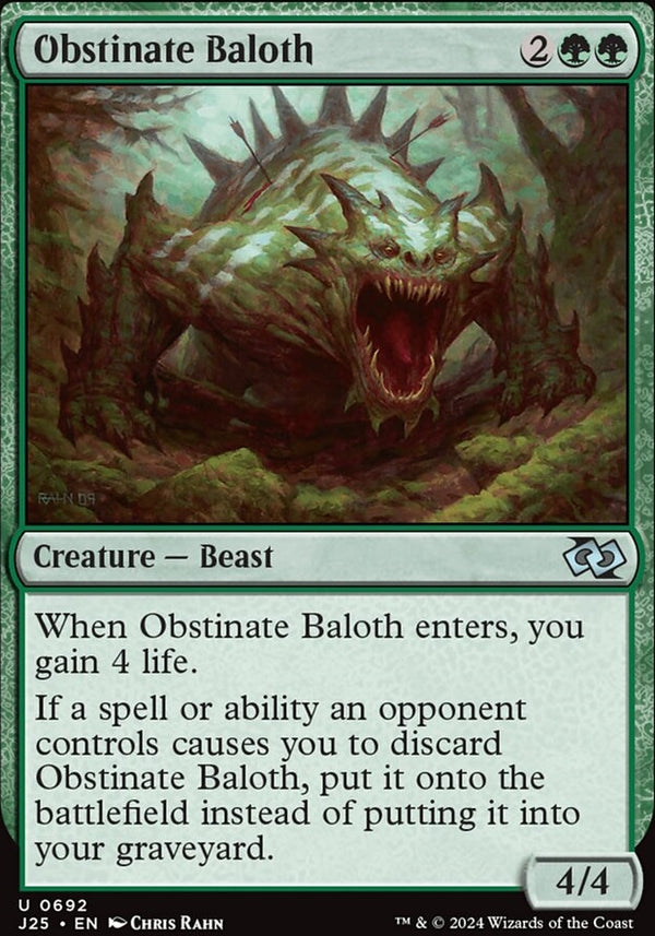 Obstinate Baloth [#0692] (J25-U)