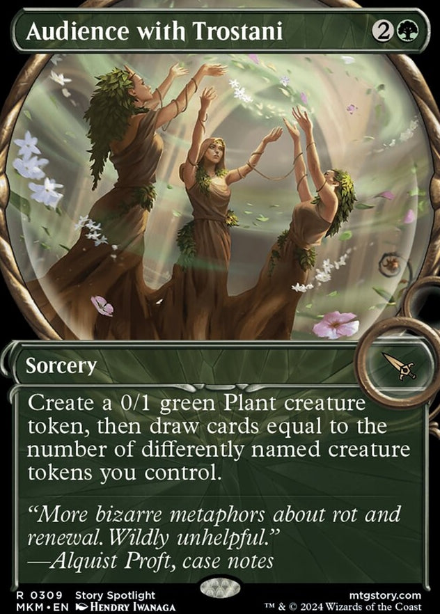 Audience with Trostani [#0309 Magnified Showcase] (MKM-R-FOIL)