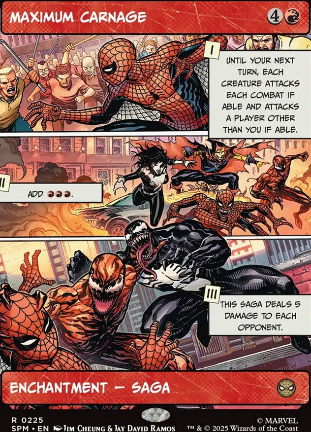 Maximum Carnage [ #0225 Borderless ] (SPM-R)