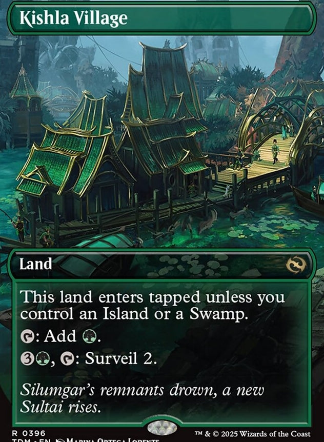 Kishla Village [ #0396 Borderless Alternate Art ] (TDM-R)