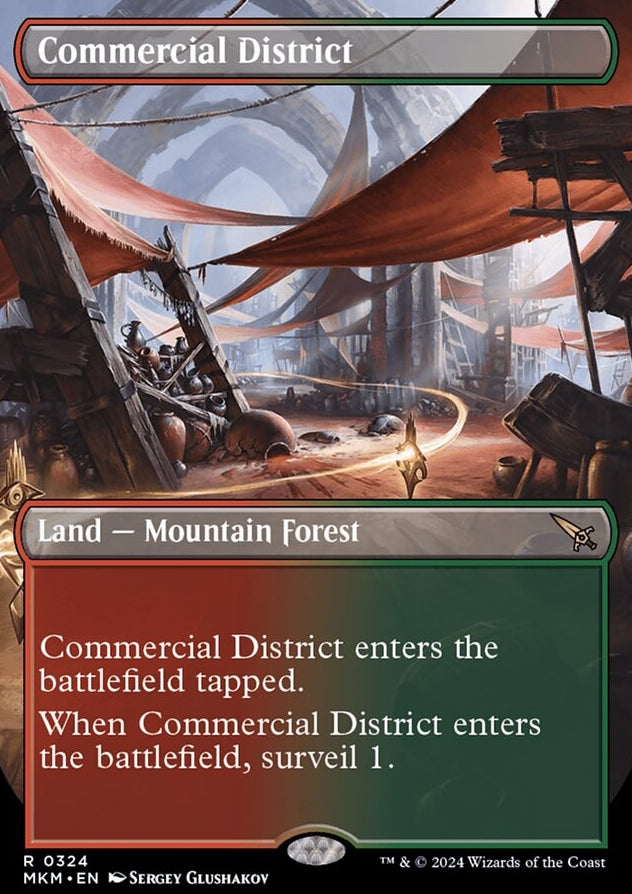 Commercial District [#0324 Borderless] (MKM-R-FOIL)