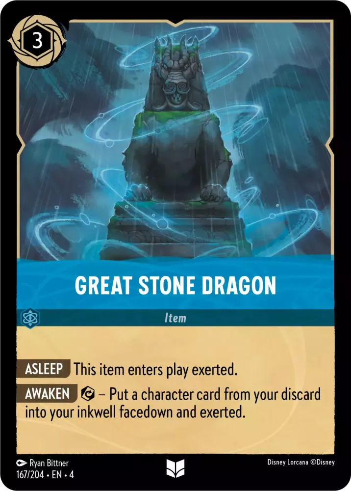 Great Stone Dragon (Ursula's Return 167/204) Uncommon - Near Mint