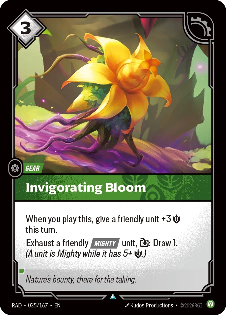 Invigorating Bloom - 035/167 (RAD) Uncommon
