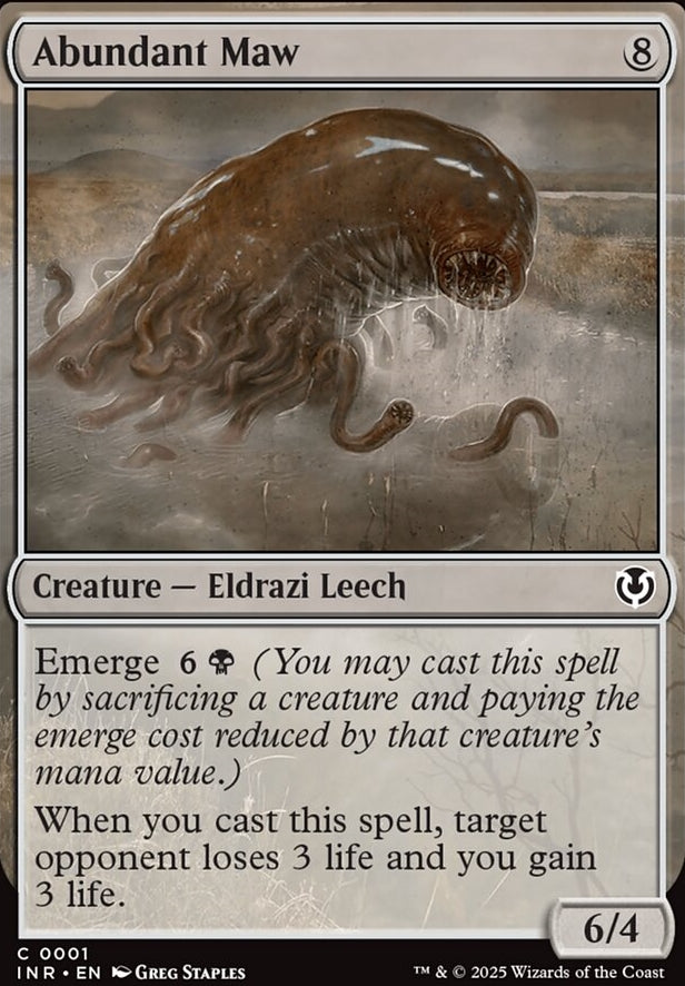 Abundant Maw [ #0001 ] (INR-C-FOIL)