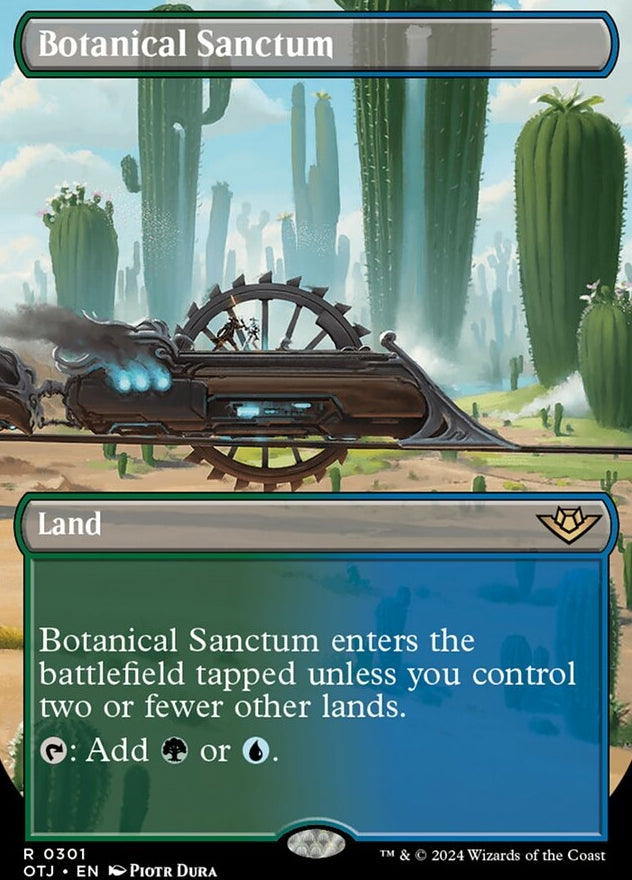 Botanical Sanctum [#0301 Borderless] (OTJ-R-FOIL)