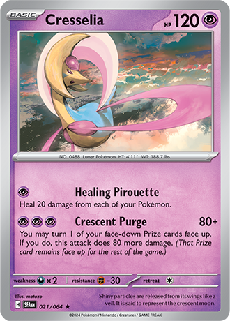 Cresselia - 021/064 (SFA) Rare - Near Mint Holofoil