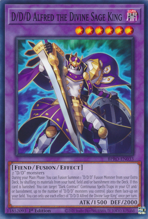 D/D/D Alfred the Divine Sage King (BPRO-EN033)