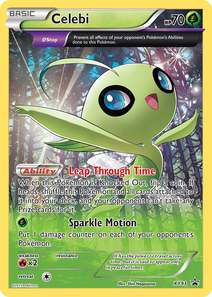 Celebi - XY93 (XY:PR) Promo - Near Mint Holofoil