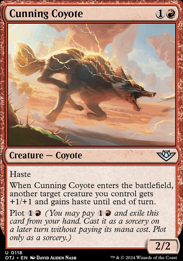 Cunning Coyote [#0118] (OTJ-U-FOIL)
