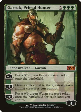 Garruk, Primal Hunter (M13-M-FOIL)