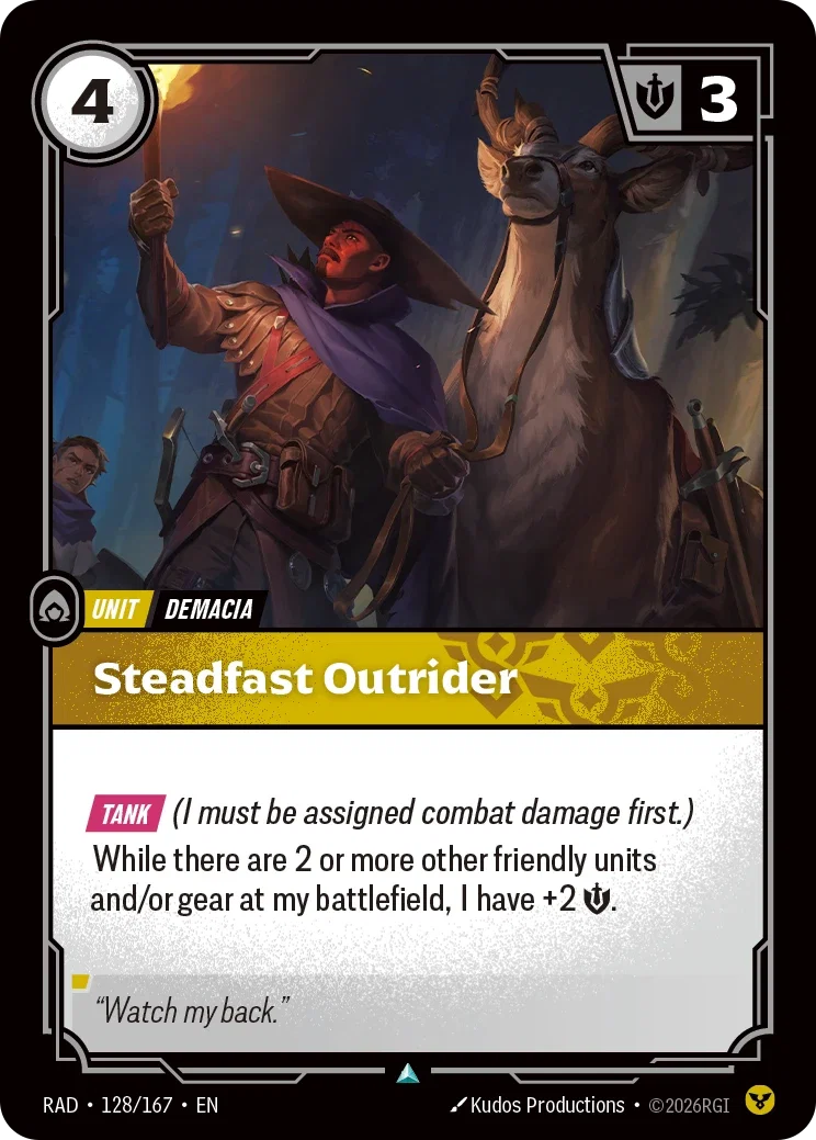 Steadfast Outrider - 128/167 (RAD) Uncommon
