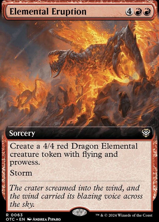 Elemental Eruption [#0063 Extended Art] (OTC-R)