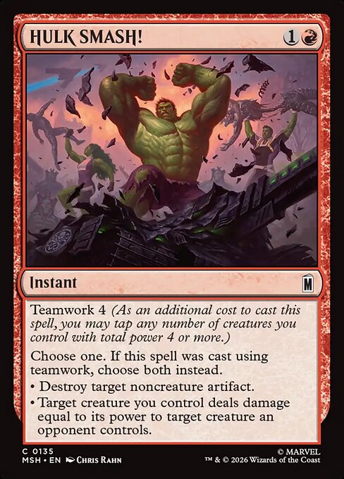 HULK SMASH! [ #0135 ] (MSH-C)