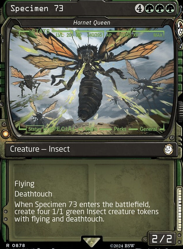 Specimen 73 [#0878 Hornet Queen Showcase Surge Foil] (PIP-R)