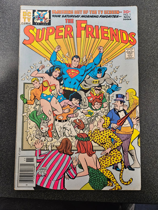 The Super Friends (1976 Series) #1 (5.0) 1st appearance of Wendy, Marvin and Wonder Dog