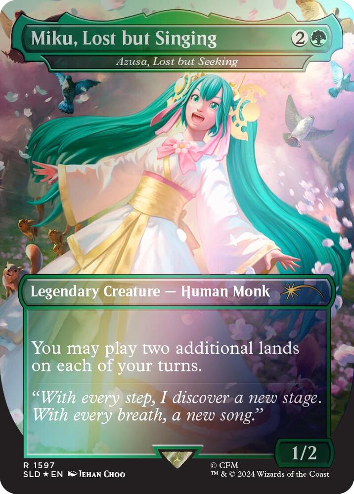 Miku, Lost but Singing - Azusa, Lost but Seeking [#1597] (SLD-M-Foil)