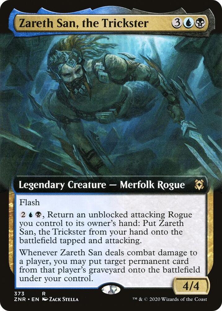 Zareth San, the Trickster [#373 Extended Art] (ZNR-R)