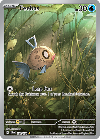 Feebas - 198/191 (SSP) Illustration Rare - Near Mint Holofoil