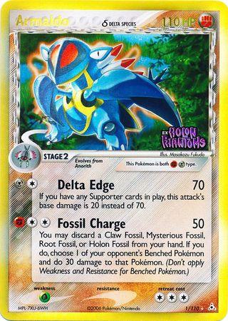 Armaldo (Delta Species) - 1/110 (HP) Rare - Near Mint Reverse Holofoil