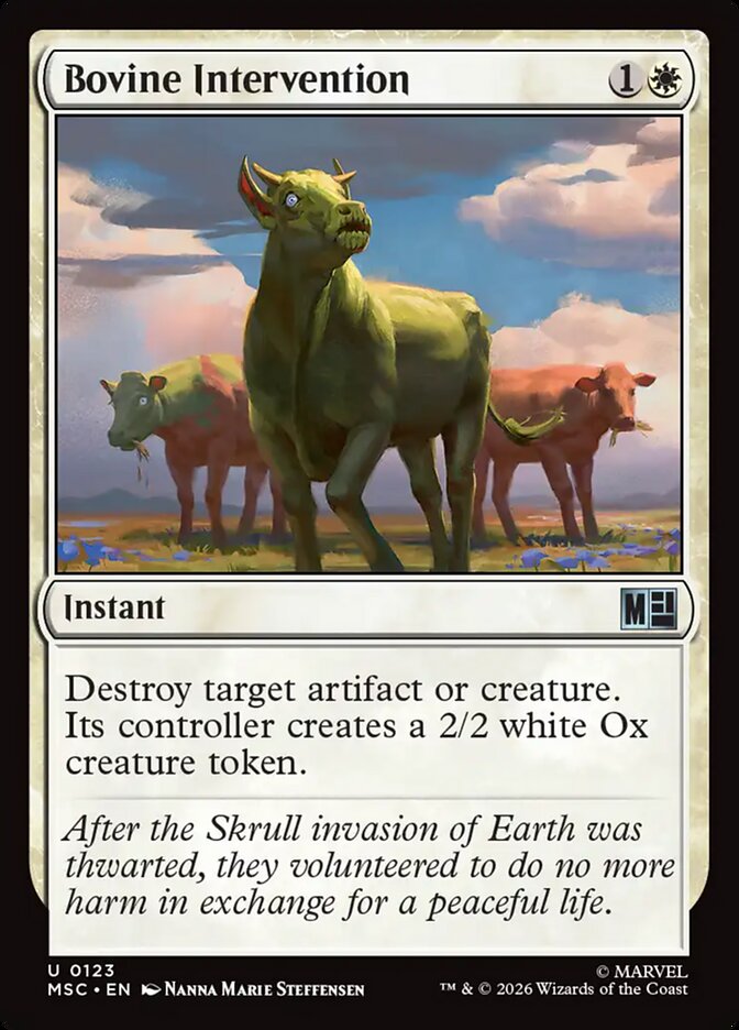 Bovine Intervention [ #0123 ] (MSC-U)