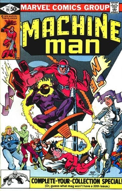 Machine Man (1978) #2-10, 12-17, 19 (4.0) Comic Bundle