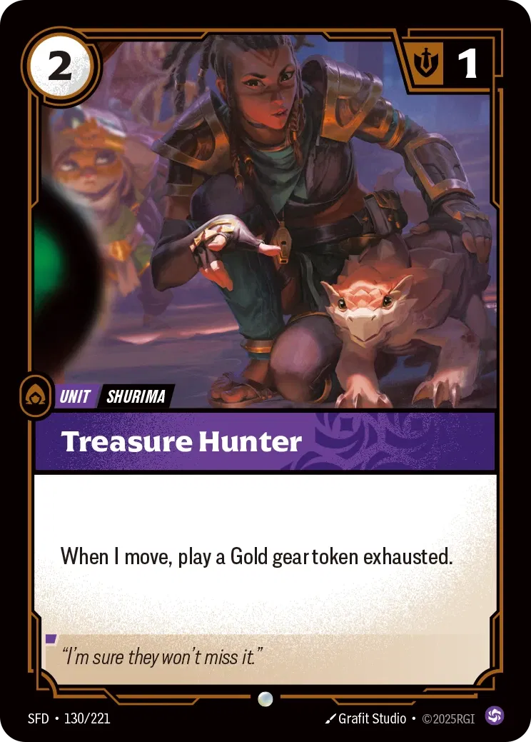Treasure Hunter - 130/221 (SFD) Common