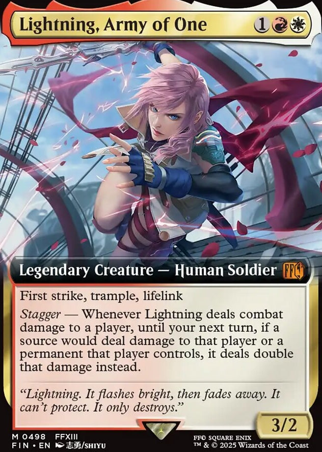 Lightning, Army of One [ #0498 Extended Art ] (FIN-M)