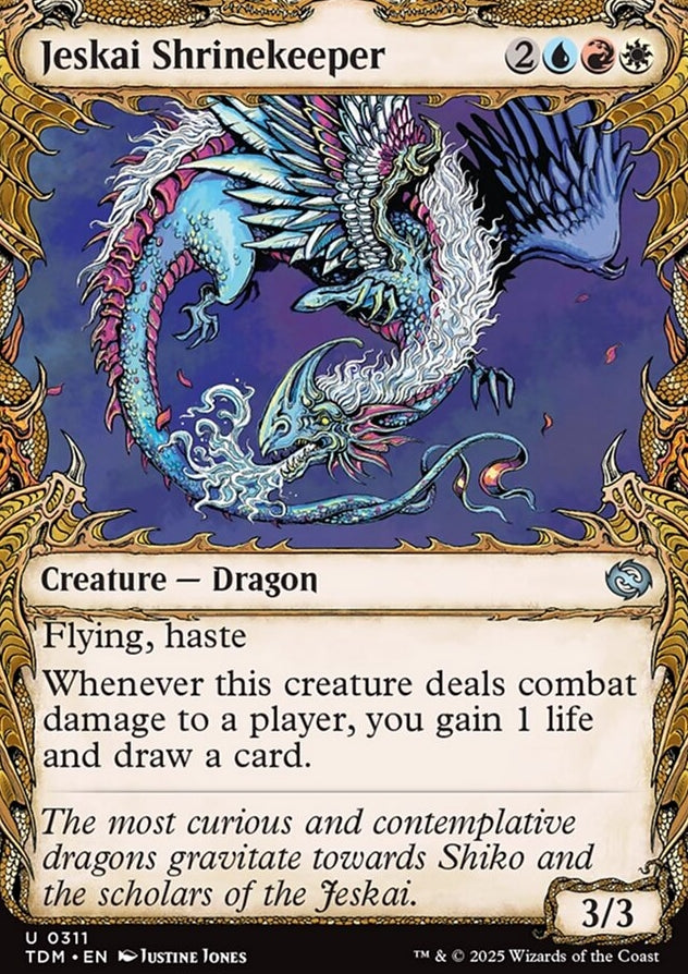 Jeskai Shrinekeeper [ #0311 Draconic Showcase ] (TDM-U)