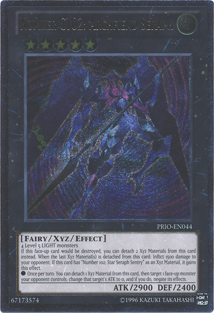 Number C102: Archfiend Seraph (PRIO-EN044) Ultimate Rare - Limited Edition Near Mint