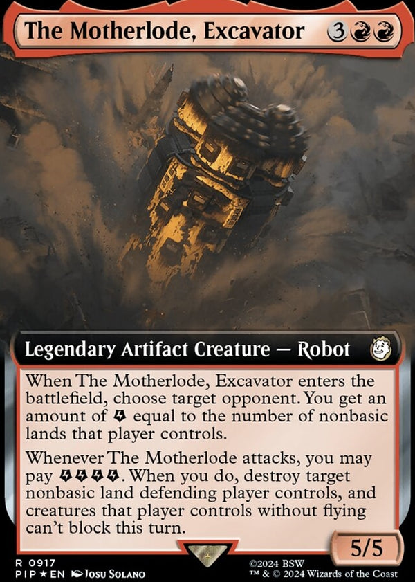 The Motherlode, Excavator [#0917 Extended Art Surge Foil] (PIP-R)