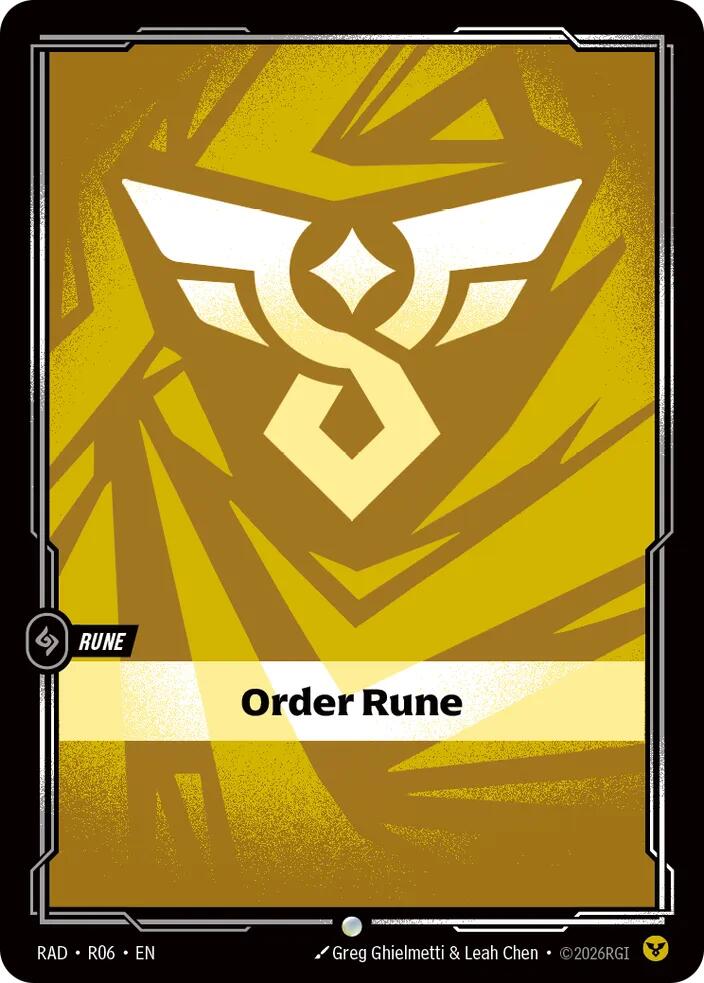 Order Rune - R06 (RAD) Common