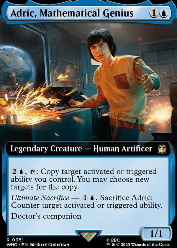 Adric, Mathematical Genius [#0351 Extended Art] (WHO-R)