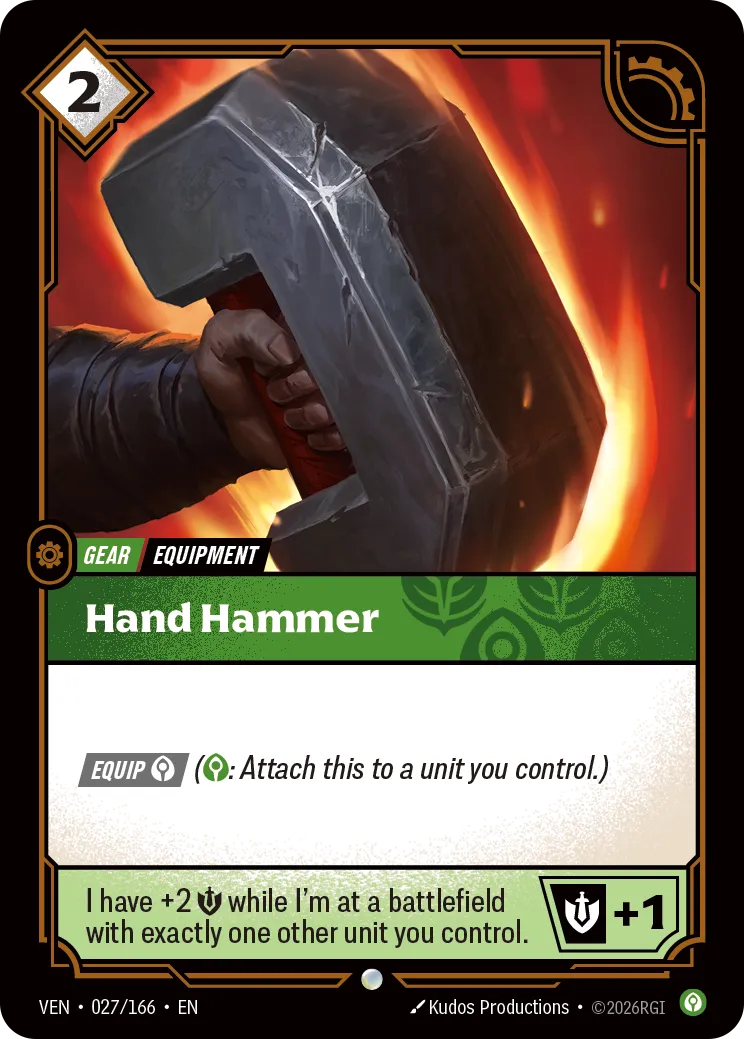 Hand Hammer - 027/166 (VEN) Common