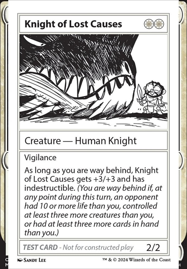 Knight of Lost Causes [#0282 Playtest] (MB2-R)