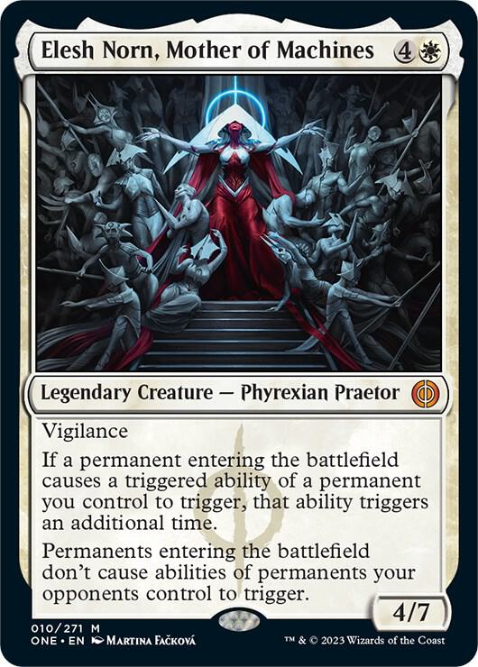 Elesh Norn, Mother of Machines (ONE-M) Damaged