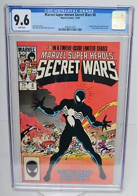Marvel Super-Heroes: Secret Wars (1984 Series) #8 (CGC 9.6) 1st Appearance Spider Suit Symbiote