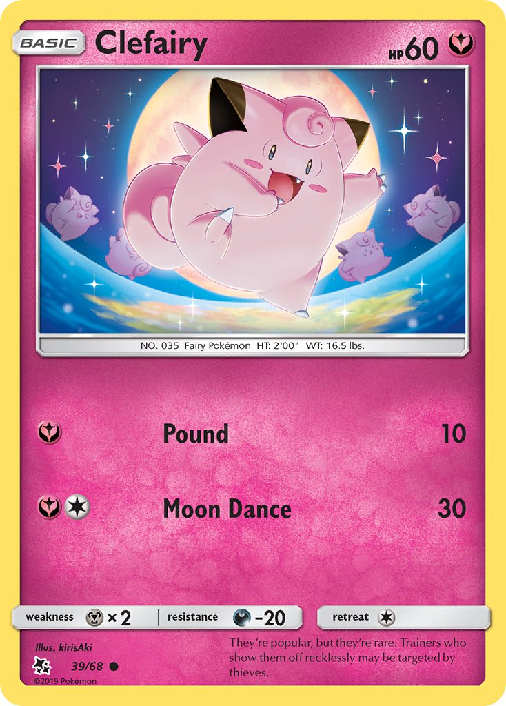 Clefairy - 39/68 (HIF) Common - Near Mint