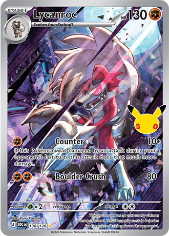 Lycanroc - 138/128 (30C) Illustration Rare